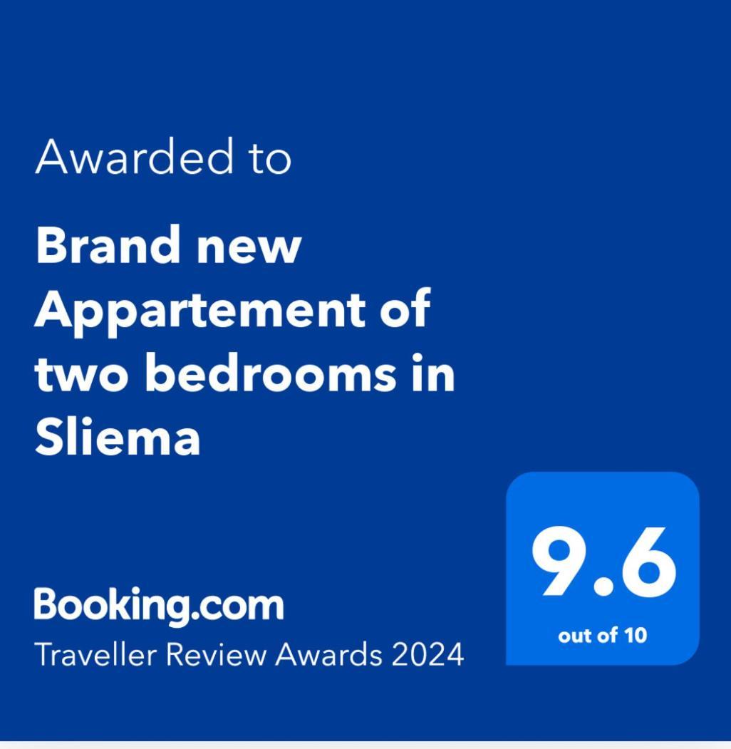 Brand New Appartement Of Two Bedrooms In スリーマ エクステリア 写真